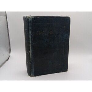 Vintage Holy Bible Illustrated Holman Pronouncing Edition Pocket Size 6" X 4"